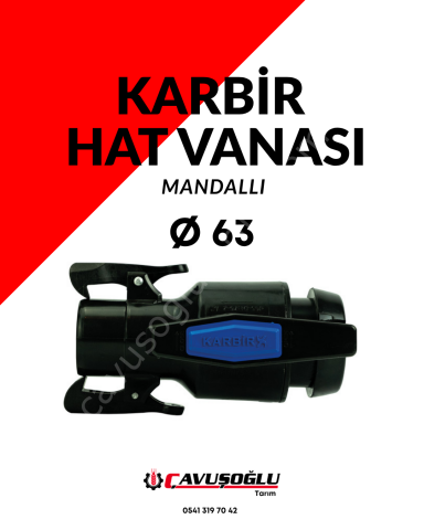 Ø 63 MANDALLI HAT VANASI KARBİR