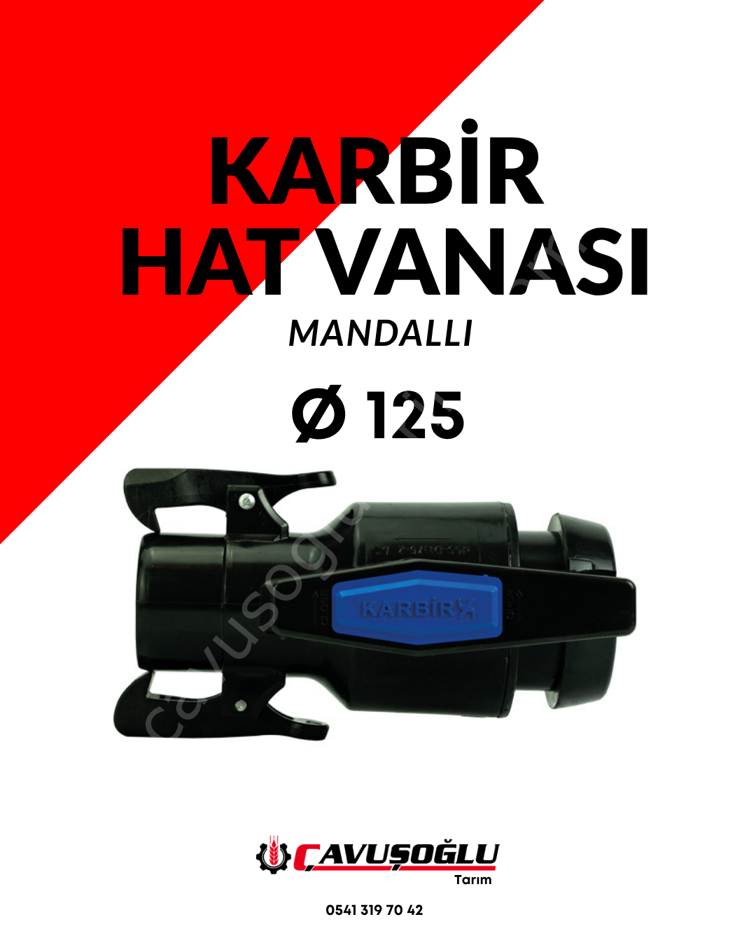Ø 125 MANDALLI HAT VANASI KARBİR
