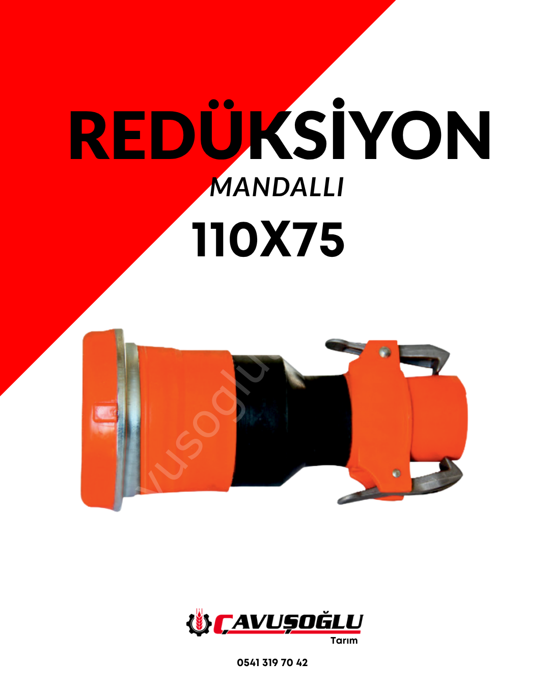 110X75 REDÜKSİYON MANDALLI CONTA HARİÇ