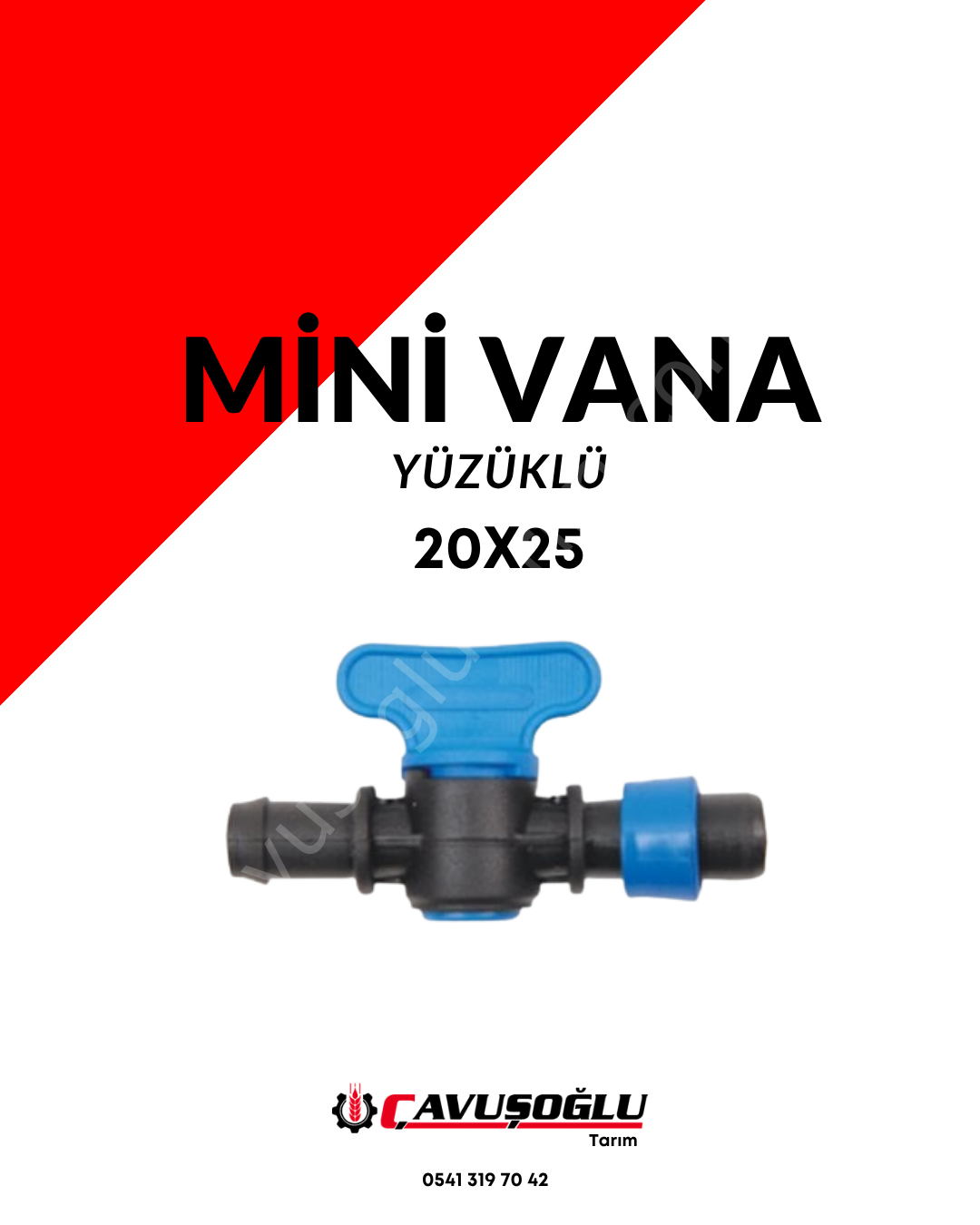 20X25 YÜZÜKLÜ MİNİ VANA