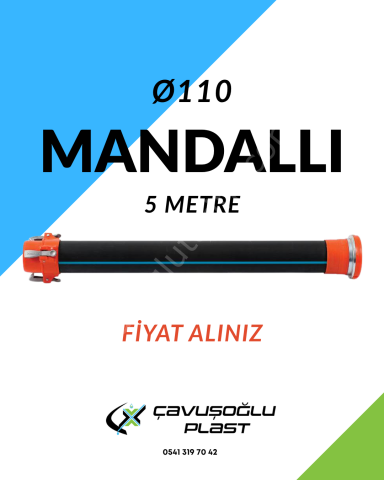 Ø 110/5M ÇAVUŞOĞLU PLAST PE100 BORU