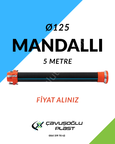 Ø 125/5M ÇAVUŞOĞLU PLAST PE100 BORU